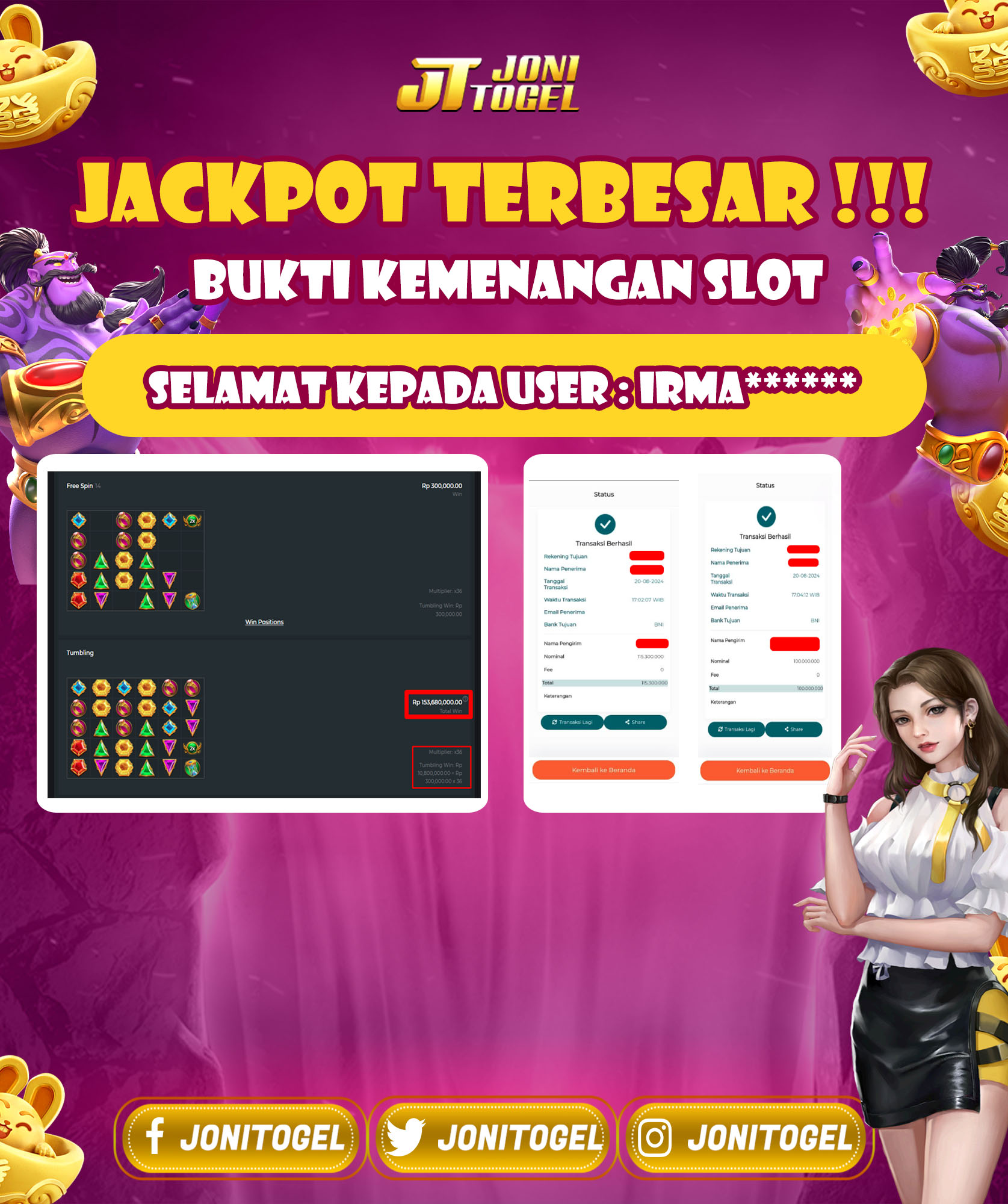 Selamat Atas Kemenangan Jackpot Pada Game Slot Pragmatic – Gates Of Olympus