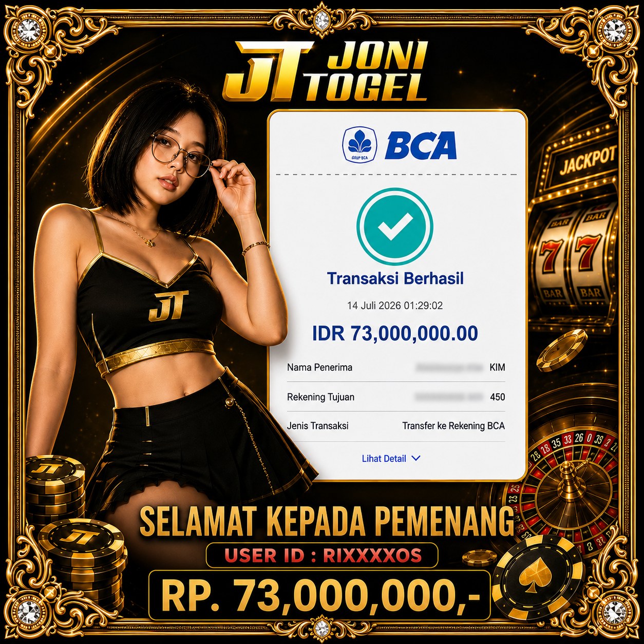 Selamat Atas Kemenangan Jackpot Pada Game Slot Pragmatic – Gates Of Olympus Super Scatter